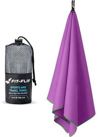 2x RĘCZNIK Z MIKROFIBRY FIT-FLIP SZYBKOSCHNĄCY 80X40 CM