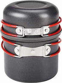 ZESTAW NACZYŃ KEMPINGOWYCH ALUMINIUM BULIN