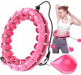 HULA HOP Z OBCIĄŻENIEM ODCHUDZAJĄCE REGULOWANE HIT