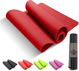 MATA DO ĆWICZEŃ FITNESS JOGA PILATES TPE 183 CM JIM FITNESS