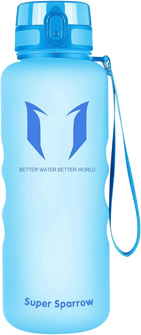 BIDON BUTELKA NA WODĘ SUPER SPARROW 1500 ML NIEBIESKI