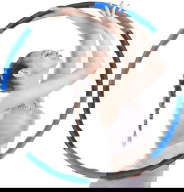 HULA HOP ODCHUDZAJĄCE SKŁADANE Z WYPUSTKAMI PIANKA