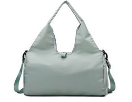 TORBA SPORTOWA DAMSKA Z PRZEGRÓDKĄ NA BUTY I WIELOMA KIESZENIAMI