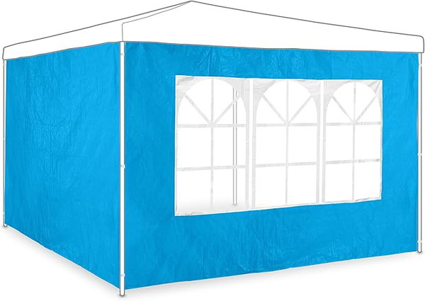 ŚCIANY BOCZNE DO PAWILONU OGRODOWEGO RELAXDAYS ZESTAW 2 SZT 2X3M Z OKNEM