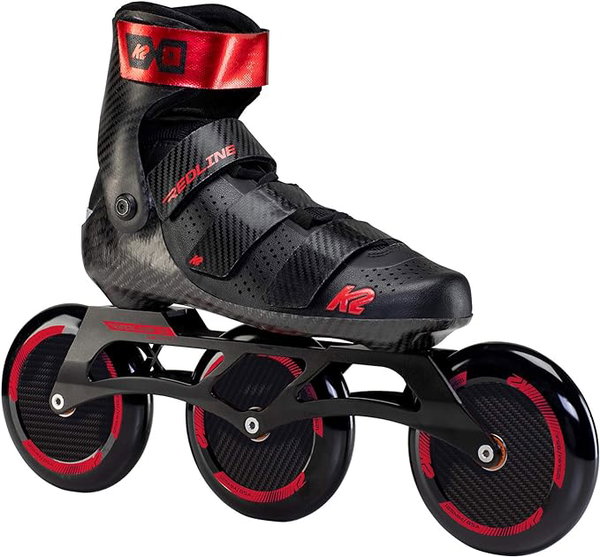 ROLKI MĘSKIE K2 REDLINE 125 ROZMIAR 40 CZARNO CZERWONE