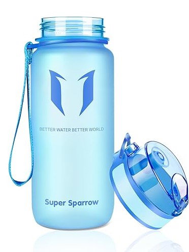 BUTELKA BIDON SPORTOWY DO SZKOŁY NA WODĘ NAPOJE Z ZAMKNIĘCIEM 350ML
