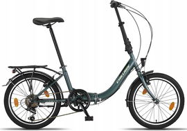 ROWER SKŁADANY CHLLAXX BIKE URBAN ALUMINIOWA RAMA 6 BIEGÓW SHIMANO 20"