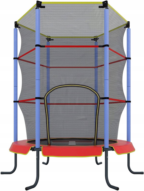 TRAMPOLINA Z SIATKĄ OGRODOWA DLA DZIECKA ULTRASPORT 140CM