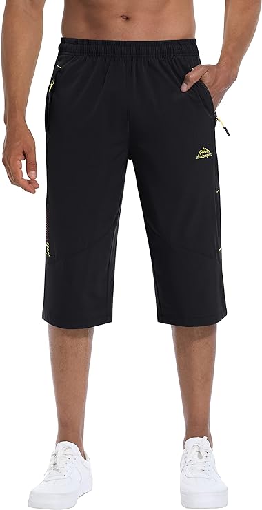 MĘSKIE SPORTOWE SPODENKI SZYBKOSCHNĄCE 3/4 MAGCOMSEN ROZM.36