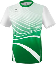 ERIMA KOSZULKA SPORTOWA MĘSKA T-SHIRT BIAŁO ZIELONA r. XL