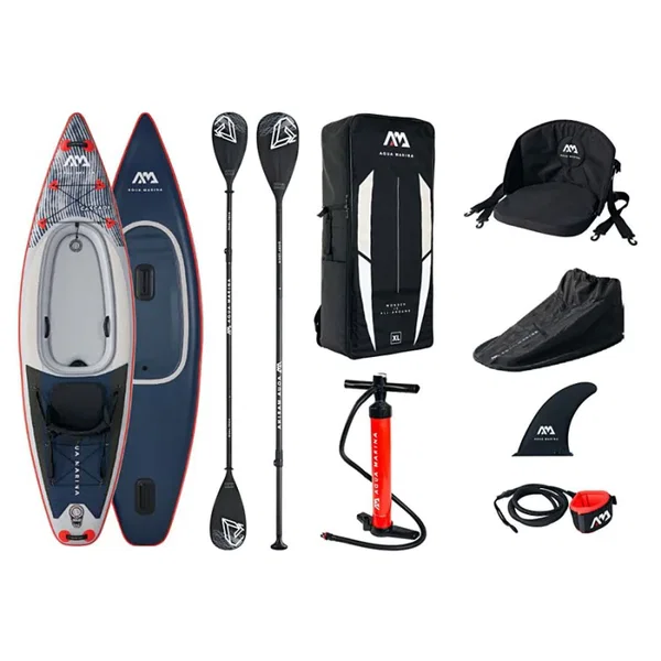 AQUA MARINA CASCADE 2W1 NADMUCHIWANY KAJAK DESKA SUP 340 CM