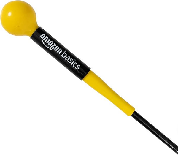 TRENER ZAMACHU GOLFOWEGO POMOC SZKOLENIOWA TRENING AMAZON BASICS 122 CM