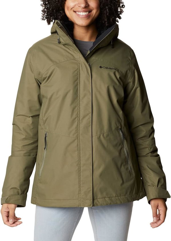 DAMSKA KURTKA POLAROWA COLUMBIA BUGABOO II INTERCHANGE r. XS STONE GREEN