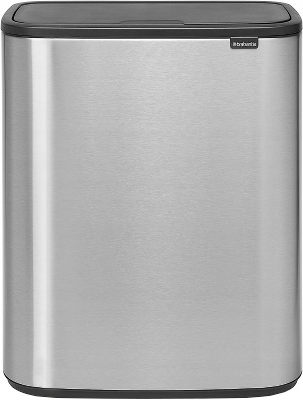 KOSZ NA ŚMIECI ODPADY ŚMIETNIK TOUCH BIN BO 2x30L STAL BRABANTIA