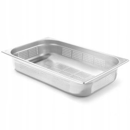 POJEMNIK GN 1/1 KITCHEN LINE PERFOROWANY WYS. 100 MM - HENDI 807132