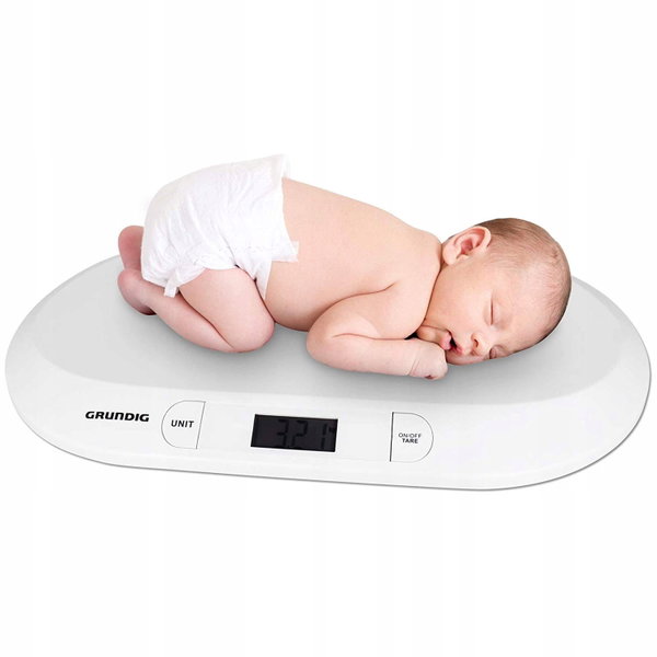 CYFROWA WAGA DZIECIĘCA DLA DZIECI NIEMOWLĄT DO 20 KG GRUNDIG