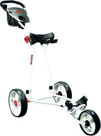 3-KOŁOWY SKŁADANY WÓZEK GOLFOWY Z REGULOWANYM UCHWYTEM