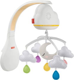 FISHER-PRICE KARUZELA NA ŁÓŻECZKO CHMURKOWA USPOKAJACZ LAMPKA