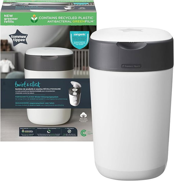 KOSZ NA PIELUCHY SANGENIC TWIST TOMME TIPPEE BIAŁY 1 WKŁAD