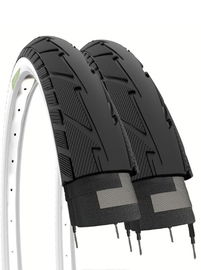 OPONY ROWEROWE ECOVELO 26" 1,75 (47-559) CZARNY/BIAŁY ZESTAW 2 SZTUKI UNISEX