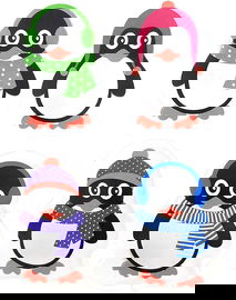 ZESTAW OGRZEWACZY DO KIESZENI PINGWIN DO DŁONI PODUSZKA GRZEWCZA 3 SZT.