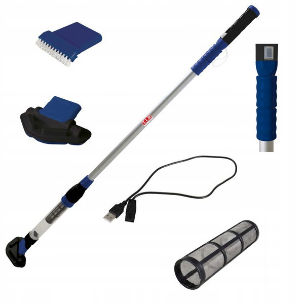BEZPRZEWODOWY ODKURZACZ BASENOWY AKUMULATOROWY  TIP  LI-ION + USB