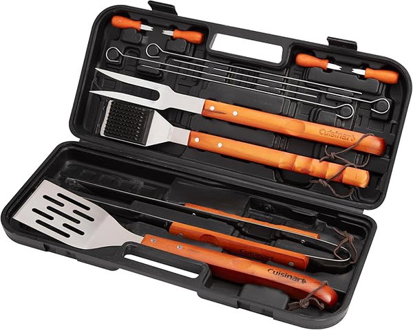 ZESTAW NARZĘDZI DO GRILLOWANIA Z DREWNIANĄ RĄCZKĄ CUISINART CGS-W13