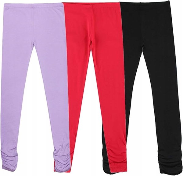 Legginsy Dziewczęce Bawełna Zestaw 3szt Koronka Rozm 158 11-12L