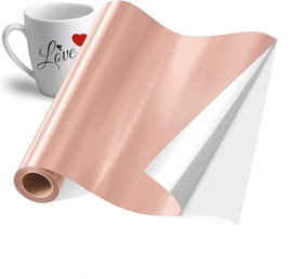 Folia Samoprzylepna Winylowa YAFLC Różowe Złoto 30,5x400