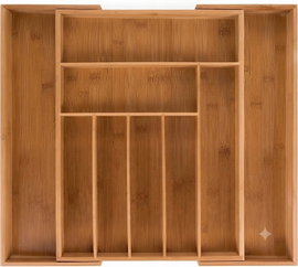 Bambusowy Organizer Wkład na Sztućce do Szuflady Blumtal 29-45,5 cm