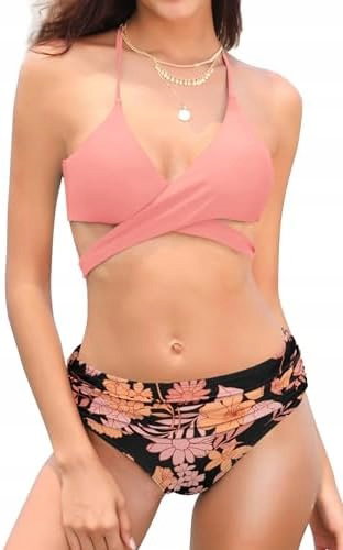 Dwuczęściowe Bikini SHEKINI Push-Up Wysoki Stan Rozmiar M