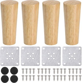 Drewniane Nogi Meblowe 12cm Zocipro Stożkowe do Sofy 4szt