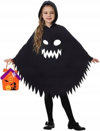 Kostium Duch Halloween Płaszcz z Kapturem Rozmiar M + Torba