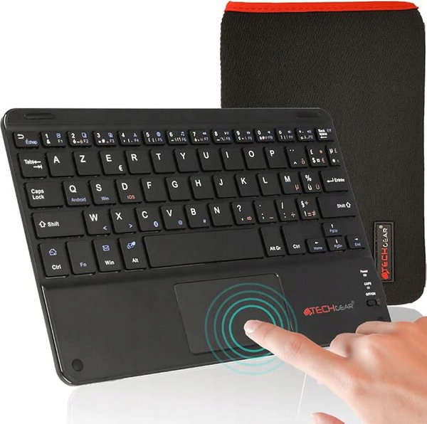 Klawiatura Bluetooth TECHGEAR AZERTY Touchpad Etui