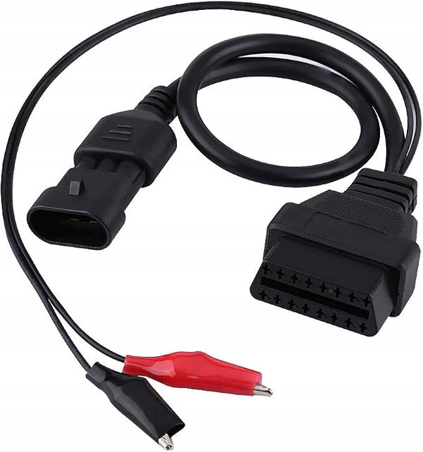 Kabel Diagnostyczny OBD2 3-pin na 16-pin Alfa Romeo Lancia Fiat