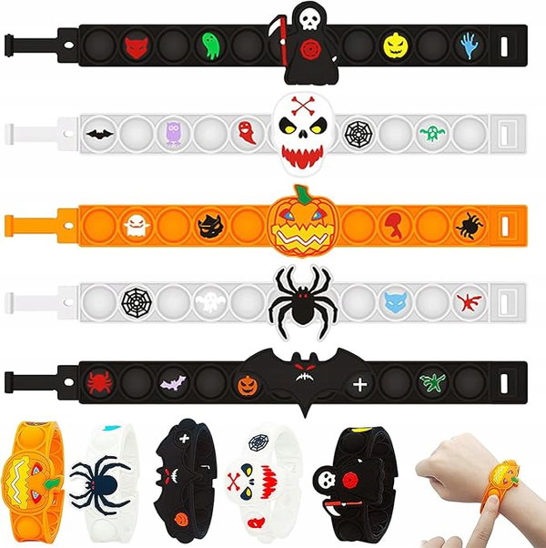 Bransoletka Pop It Halloween Zestaw 5 szt.