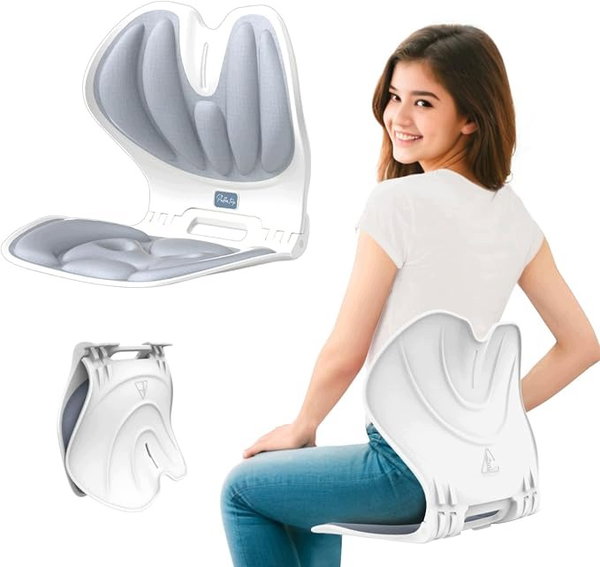 Krzesło Ergonomiczne Korygujące Postawę Składane Lędźwiowe