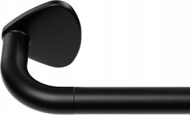 Karnisz Czarny Rozsuwany 88-232cm Metalowy