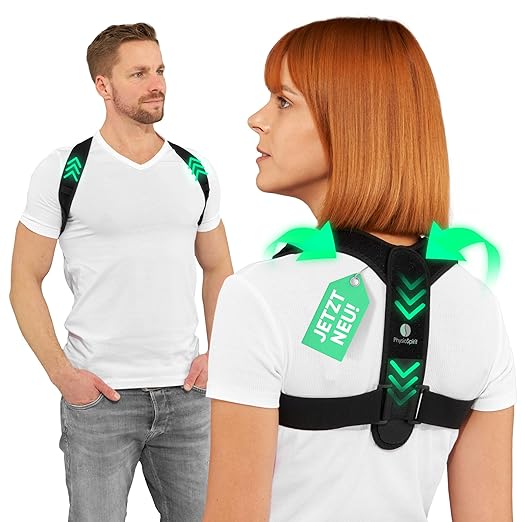 Korektor Postawy Premium T | Unisex, czarny, uniwersalny