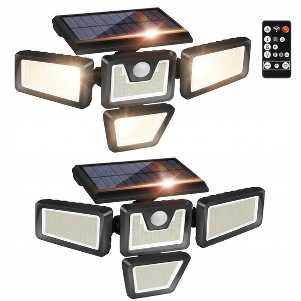Solarne lampy, wodoodporne ,zewnętrzne z czujnikiem ruchu