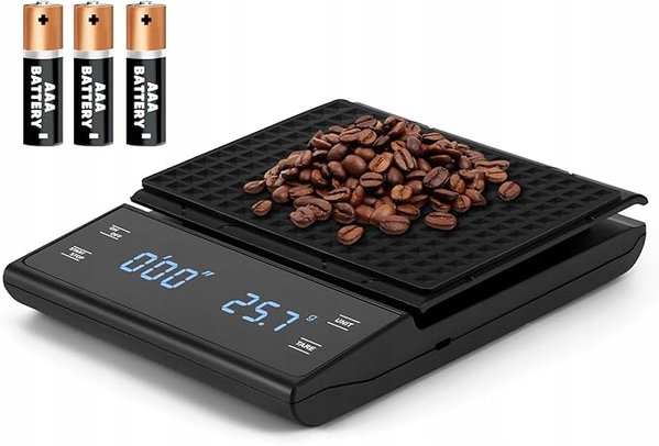 Precyzyjna Waga do Kawy z Timerem 0,1g-3kg LCD Kuchnia