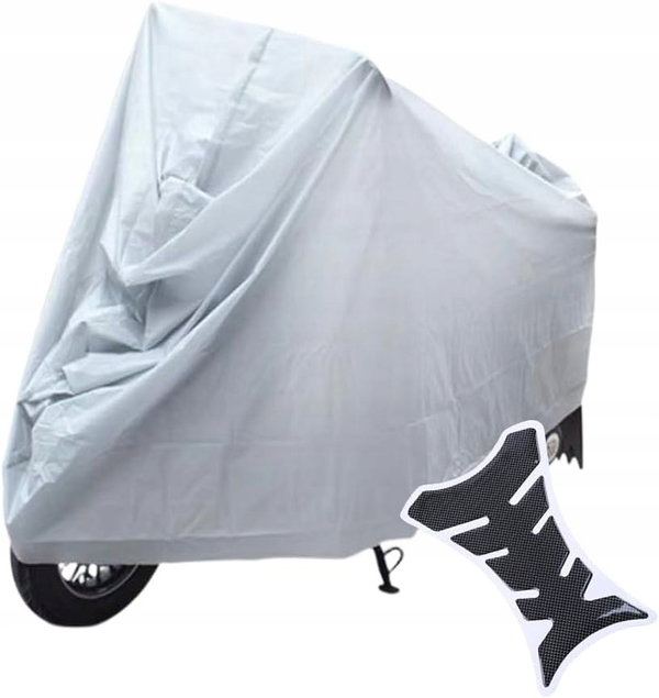 Pokrowiec na motocykl 130x230cm szary