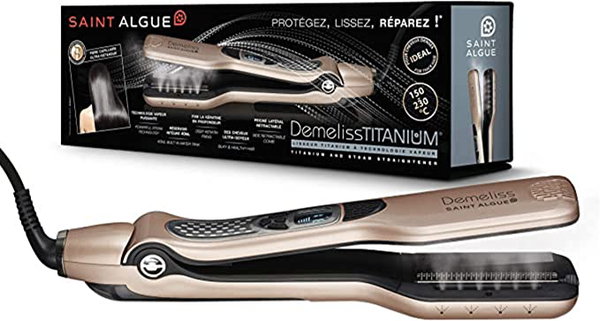 Prostownica SAINT ALGUE Demeliss Titanium PRO Duża Płyta (DEFEKT)
