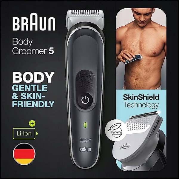Trymer męski Braun Body Groomer 5 - BG5350, wodoodporny