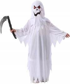 Strój Ducha dla Dzieci z Kosą Kostium Halloween XL 140-150