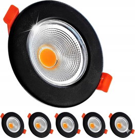 Zestaw 6x Reflektor LED 10W Czarny