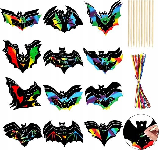Zdrapywanki dla dzieci 36 sztuk obrazki