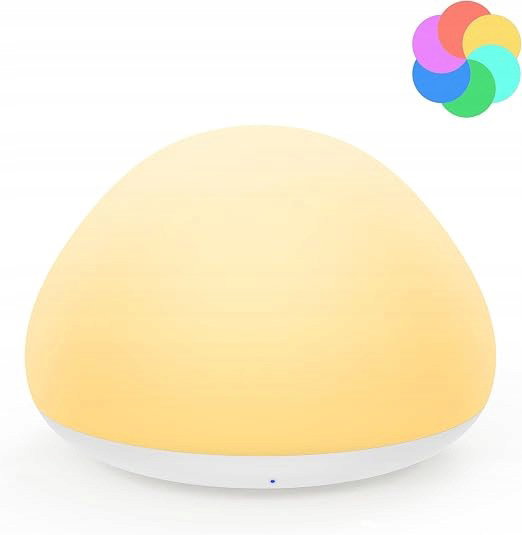 Silikonowa Lampka Nocna dla Dzieci RGB LED USB Timer