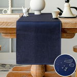 Bieżnik stołowy Vorysum wodoodporny zmywalny dekoracyjn navy blue 33x183 R8