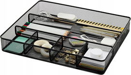 Organizer tacka do szuflady biurkowej łatwy porządek Annova CZARNY R7.2